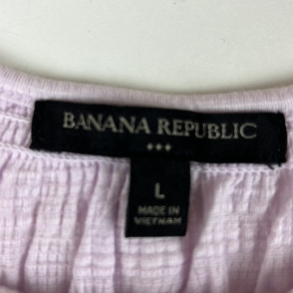 Nwt Banana Republic Factory Smocked T-Shirt - Picture 3 of 10